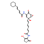 2,4,6-Heptatrienamide,7-[(1S,2R,6R)-4-[[(2E,4E)-5-cyclohexyl-1-oxo-2,4-pentadien-1-yl]amino]-2-hydroxy-5-oxo-7-oxabicyclo[4.1.0]hept-3-en-2-yl]-N-(2-hydroxy-5-oxo-1-cyclopenten-1-yl)-,(2E,4E,6E)-