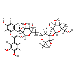 quercetin 3-O-beta-D-glucopyranosyl(1->3)-alpha-L-rhamnopyranosyl(1->6)-beta-d-galactopyranoside