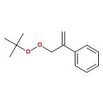 Peroxide, 1,1-dimethylethyl 2-phenyl-2-propenyl