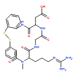 [(7S,13S)-13-{3-[(diaminomethylidene)amino]propyl}-14-methyl-6,9,12,15-tetraoxo-6,7,8,9,10,11,12,13,14,15-decahydro-5H-dibenzo[c,p][1,2,5,8,11,14]dithiatetraazacycloheptadecin-7-yl]acetic acid