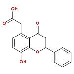 (S)-2-(8-hydroxy-4-oxo-2-phenylchroman-5-yl)acetic acid