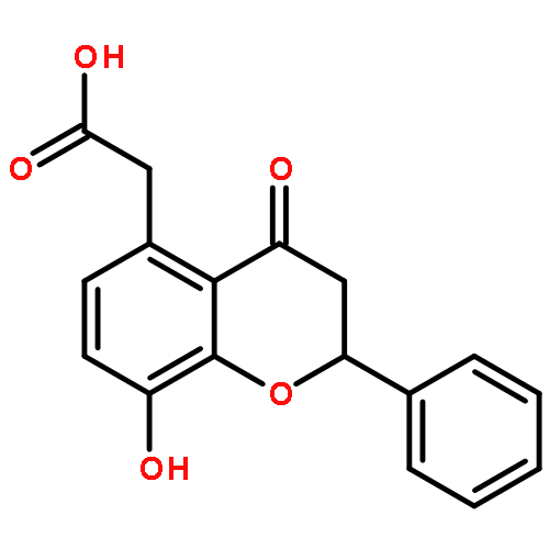 (S)-2-(8-hydroxy-4-oxo-2-phenylchroman-5-yl)acetic acid