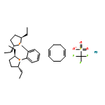 <br>(-)-1,2-Bis[(2R,5R)-diethylphospholano)benzene(cyclooctadiene]rhodium(I) tr iflate