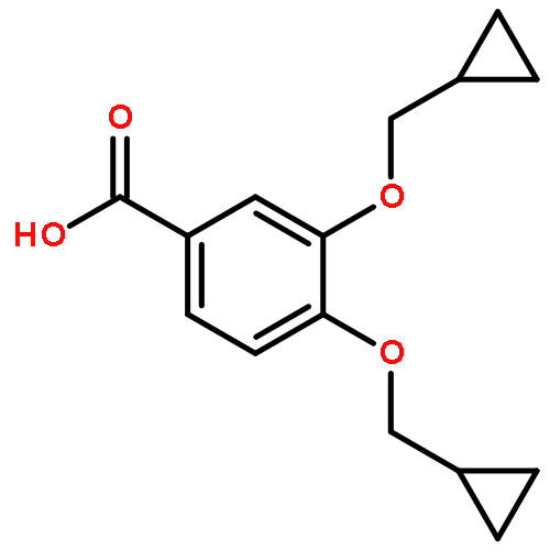 3,4-Bis(cyclopropylmethoxy)benzoic acid