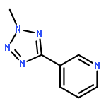 Pyridine, 3-(2-methyl-2H-tetrazol-5-yl)-