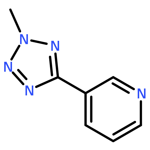 Pyridine, 3-(2-methyl-2H-tetrazol-5-yl)-