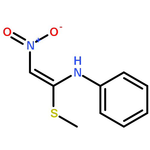 Benzenamine, N-[1-(methylthio)-2-nitroethenyl]-