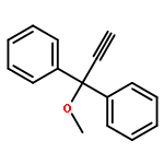 Benzene, 1,1'-(1-methoxy-2-propynylidene)bis-