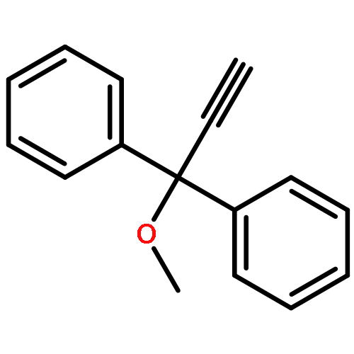 Benzene, 1,1'-(1-methoxy-2-propynylidene)bis-