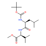 L-Valine, N-[N-[(1,1-dimethylethoxy)carbonyl]-L-leucyl]-, methyl ester