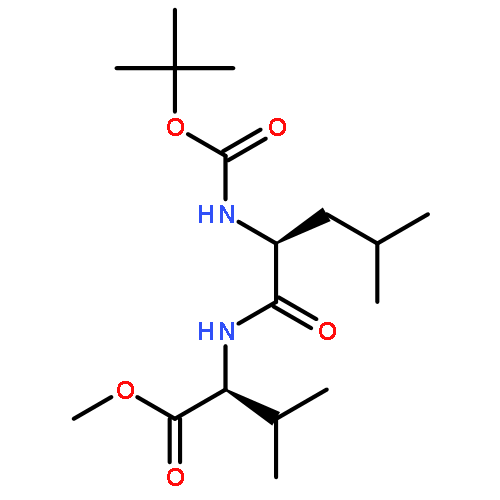 L-Valine, N-[N-[(1,1-dimethylethoxy)carbonyl]-L-leucyl]-, methyl ester