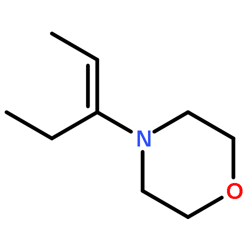 MORPHOLINE, 4-(1-ETHYL-1-PROPENYL)- (9CI)