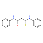 Propanamide, N-phenyl-3-(phenylamino)-3-thioxo-