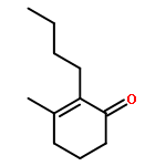 2-Cyclohexen-1-one, 2-butyl-3-methyl-