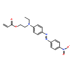 2-Propenoic acid,2-[ethyl[4-[2-(4-nitrophenyl)diazenyl]phenyl]amino]ethyl ester