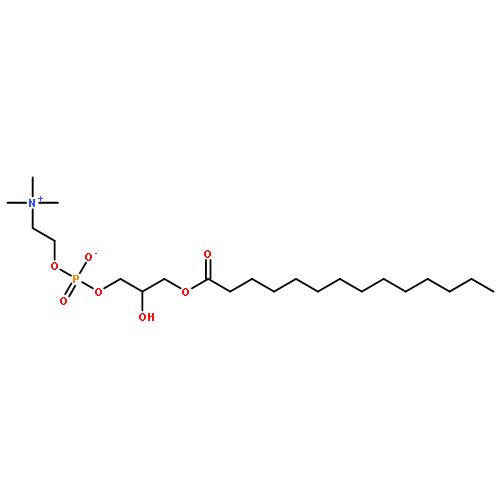 (2-HYDROXY-3-TETRADECANOYLOXYPROPYL) 2-(TRIMETHYLAZANIUMYL)ETHYL PHOSPHATE