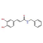 2-Propenamide, 3-(3,4-dihydroxyphenyl)-N-(phenylmethyl)-, (E)-