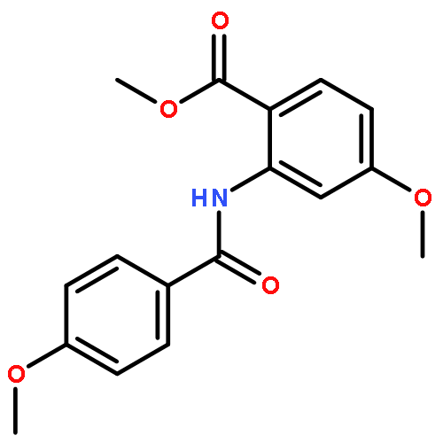 methyl 4-methoxy-2-[(4-methoxybenzoyl)amino]benzoate