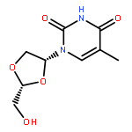 1-((2R,4R)-2-(HYDROXYMETHYL)-1,3-DIOXOLAN-4-YL)-5-METHYL-2,4(1H,3H)-PYRIMIDINEDIONE