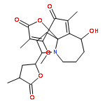 (3S,11S)-8-hydroxy-3'-methoxy-4',9-dimethyl-3-[(2S,4S)-4-methyl-5-oxotetrahydrofuran-2-yl]-2,3,5,6,7,8-hexahydro-1H,5'H,10H-spiro[cyclopenta[b]pyrrolo[1,2-a]azepine-11,2'-furan]-5',10-dione