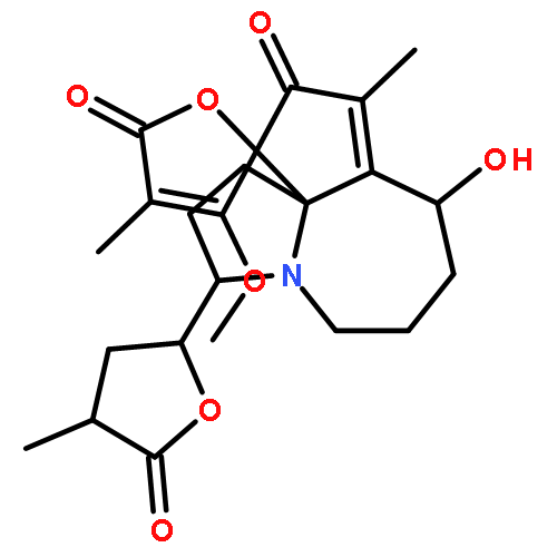 (3S,11S)-8-hydroxy-3'-methoxy-4',9-dimethyl-3-[(2S,4S)-4-methyl-5-oxotetrahydrofuran-2-yl]-2,3,5,6,7,8-hexahydro-1H,5'H,10H-spiro[cyclopenta[b]pyrrolo[1,2-a]azepine-11,2'-furan]-5',10-dione