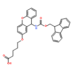 Pentanoic acid,5-[[9-[[(9H-fluoren-9-ylmethoxy)carbonyl]amino]-9H-xanthen-2-yl]oxy]-