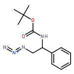 Carbamic acid, [(1S)-2-azido-1-phenylethyl]-, 1,1-dimethylethyl ester