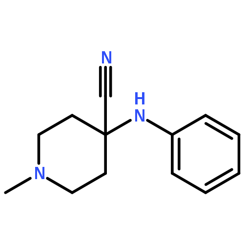 4-Piperidinecarbonitrile, 1-methyl-4-(phenylamino)-