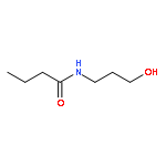 Butanamide, N-(3-hydroxypropyl)-