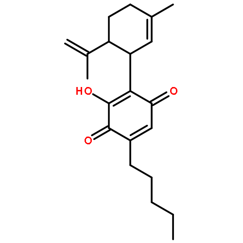 2,5-Cyclohexadiene-1,4-dione,3-hydroxy-2-[(1R,6R)-3-methyl-6-(1-methylethenyl)-2-cyclohexen-1-yl]-5-pentyl-