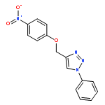 1H-1,2,3-TRIAZOLE, 4-[(4-NITROPHENOXY)METHYL]-1-PHENYL-