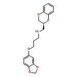 3-(1,3-BENZODIOXOL-5-YLOXY)-N-[[(3S)-2,3-DIHYDRO-1,4-BENZODIOXIN-3-YL]METHYL]PROPAN-1-AMINE