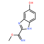 6-hydroxy-1H-Benzimidazole-2-carboximidic acid methyl ester