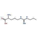 (S)-2-Amino-5-(3-propylguanidino)pentanoic acid