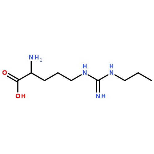 (S)-2-Amino-5-(3-propylguanidino)pentanoic acid