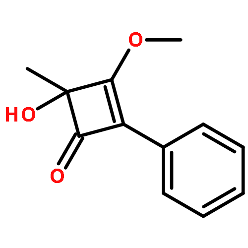 2-Cyclobuten-1-one, 4-hydroxy-3-methoxy-4-methyl-2-phenyl-