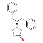 2(3H)-Furanone, 4-[bis(phenylmethyl)amino]dihydro-, (4S)-