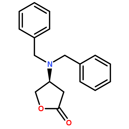 2(3H)-Furanone, 4-[bis(phenylmethyl)amino]dihydro-, (4S)-