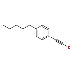 Benzene, 1-(bromoethynyl)-4-pentyl-