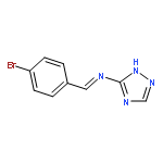 1H-1,2,4-TRIAZOL-3-AMINE, N-[(4-BROMOPHENYL)METHYLENE]-