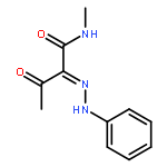 (2E)-N-methyl-3-oxo-2-(2-phenylhydrazinylidene)butanamide