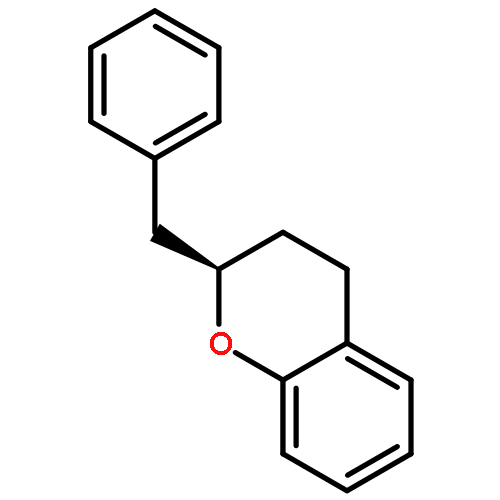 2H-1-Benzopyran, 3,4-dihydro-2-(phenylmethyl)-, (R)-