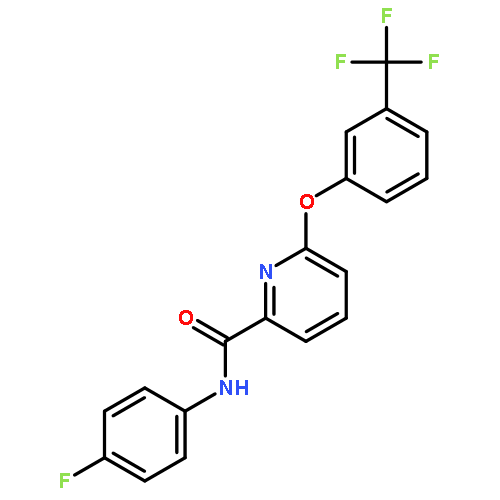 2-Pyridinecarboxamide,N-(4-fluorophenyl)-6-[3-(trifluoromethyl)phenoxy]-