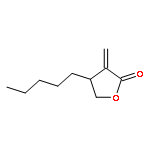 2(3H)-Furanone, dihydro-3-methylene-4-pentyl-