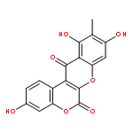 3,9,11-trihydroxy-10-methyl[1]benzopyrano[3,4-b][1]benzopyran-6,12-dione