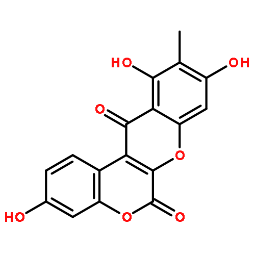 3,9,11-trihydroxy-10-methyl[1]benzopyrano[3,4-b][1]benzopyran-6,12-dione