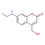 2H-1-Benzopyran-2-one, 7-(ethylamino)-4-(hydroxymethyl)-