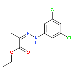 Propanoic acid, 2-[(3,5-dichlorophenyl)hydrazono]-, ethyl ester, (Z)-