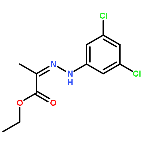 Propanoic acid, 2-[(3,5-dichlorophenyl)hydrazono]-, ethyl ester, (Z)-