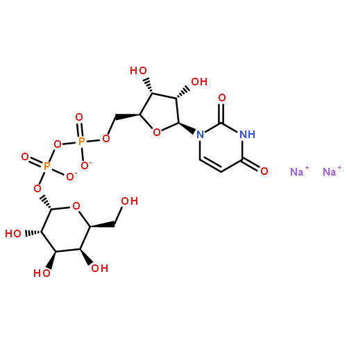 Uridine5'-(trihydrogen diphosphate), P'-a-D-galactopyranosylester, sodium salt (1:2)